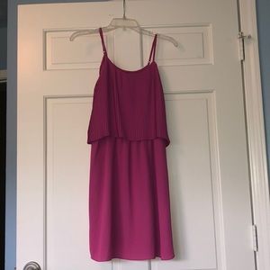 Pink shift dress